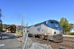 Amtrak California Zephyr Train # 6 leaving Martinez, enroute from Emeryville to Chicago 